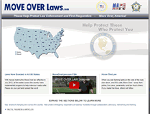 Tablet Screenshot of moveoverlaws.com
